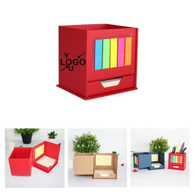 Square Memo Pen Case