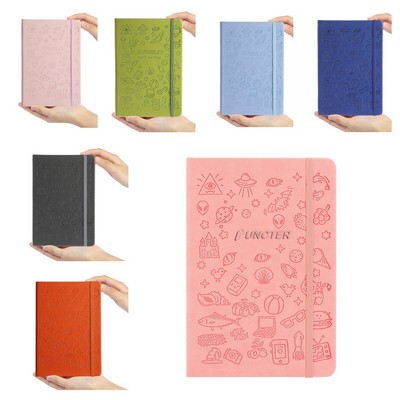 Customizable A5 PU Vegan Leather Waterproof Notebook
