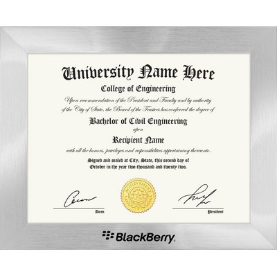 Ramona - Certificate Frame (Silver)