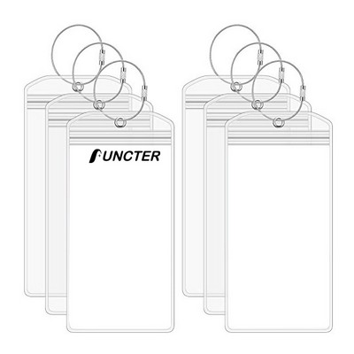 Transparent PVC Golf Luggage Tag