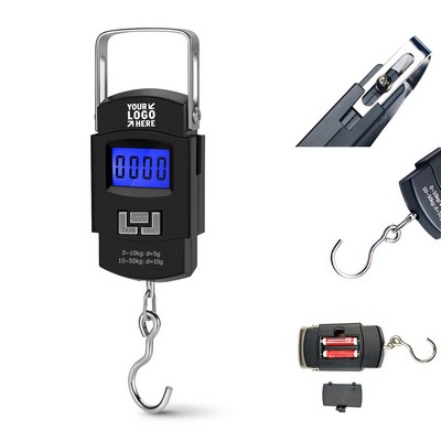 ABS Portable Digital Luggage Scale w/ LCD Display