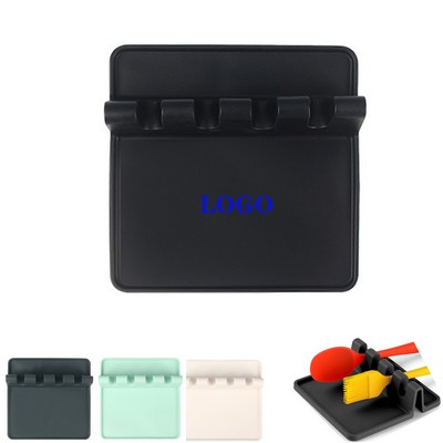 Silicone Multi-Slot Utensil Rest