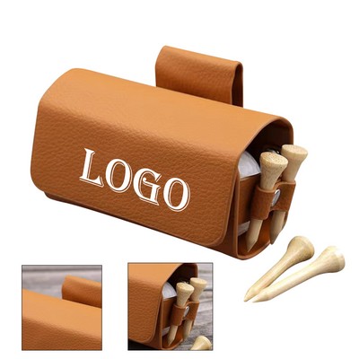 Waist - Hanging Leather Golf Pouch