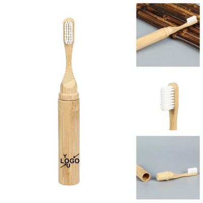 Collapsible Bamboo Brush
