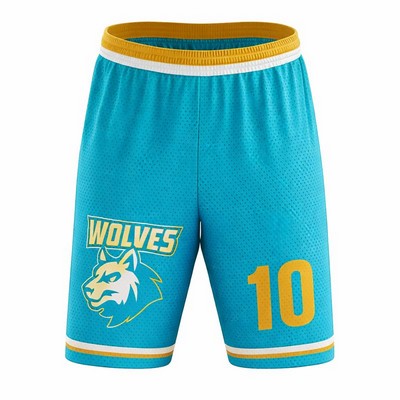 Full Color Men's Fashion Basketball Shorts 165 GSM