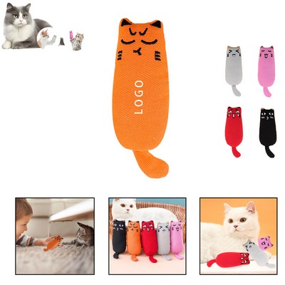 Cat Catnip Chew Toy For Tooth Grinding Cute Funny