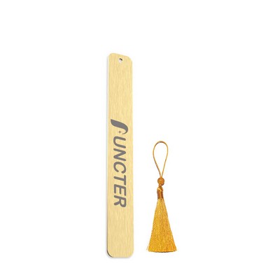 Long Brass Metal Bookmark With Tassel