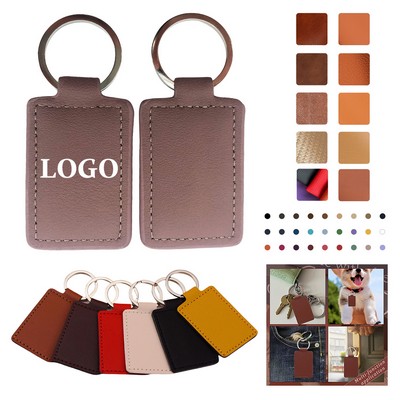 Custom PU Leather Key Tag