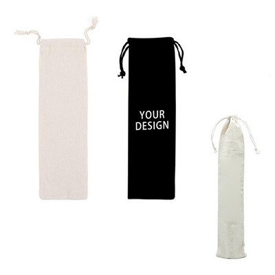 Cotton Linen Drawstring Pouch