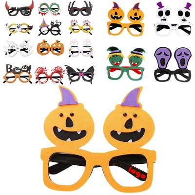 Novelty Halloween Non-Woven Pumpkin Glasses