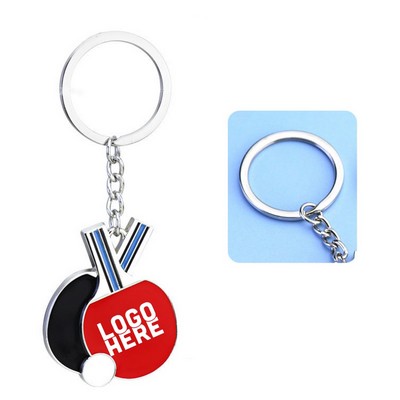 Table Tennis Club Commemorative Key Chain
