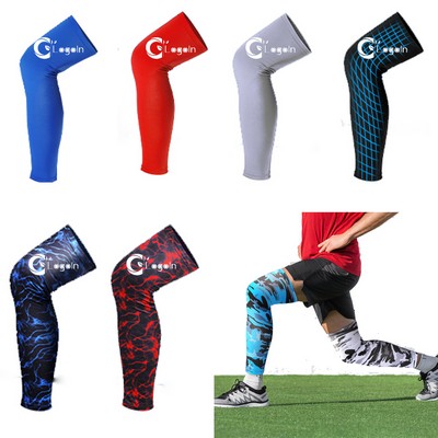 Compression UV Long Leg Sleeve for Sports