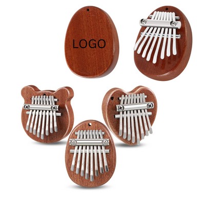 Mini 8-Key Wooden Kalimba Thumb Piano