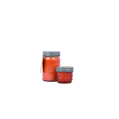 Relish Jar 9.5 Oz Orange Glass - Pumpkin Spice
