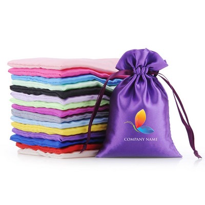 Satin Jewelry And Curio Storage Bag