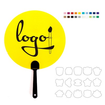 Round Hand Fan for Summer Cooling