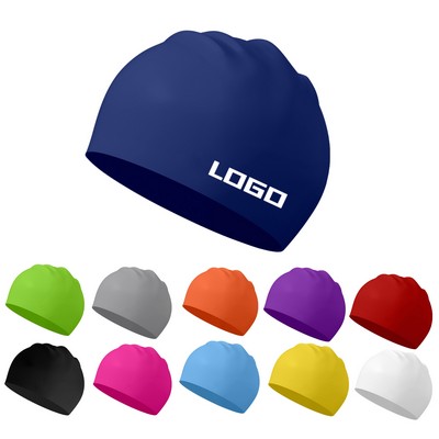 Elastic Silicone Swimming Cap