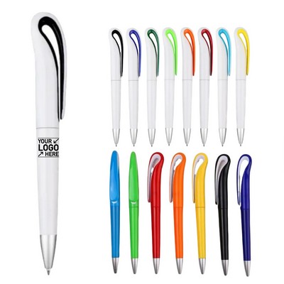 Swan-Design Twist Ballpoint Pen