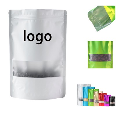 Custom Mylar Ziplock Bag with Clear Window