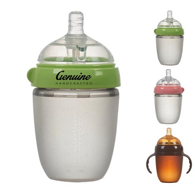 6oz Silicone Baby Breast-Like Bottle