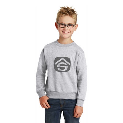 Port & Company® Youth Core Fleece Crewneck Sweatshirt