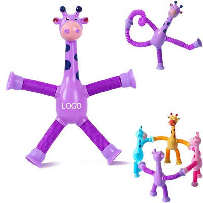 Suction Cup Giraffe Telescopic Toy