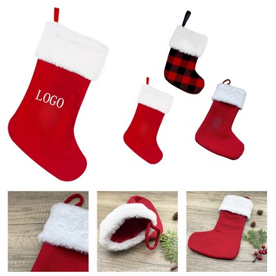 Red Christmas Knitted Sock Gifts