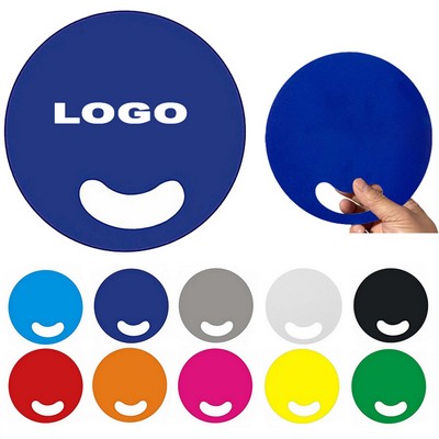 Circle Plastic Advertising Hand Fan