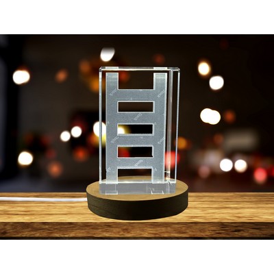Owuo Atwedee 3D Laser Engraved Crystal Trophy Award w/LED Base Light