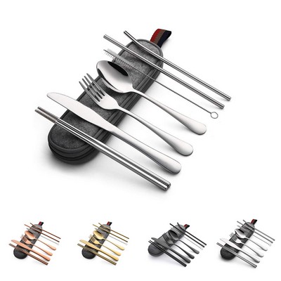 8-Piece Travel Utensil Set