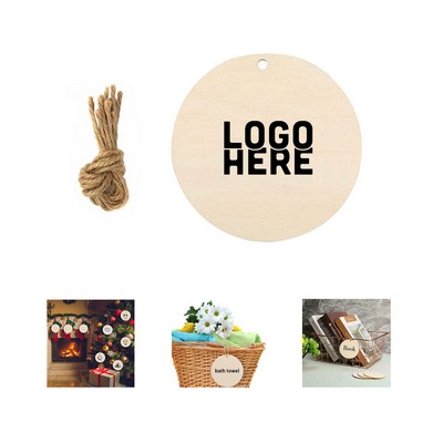 Round Wooden Ornaments