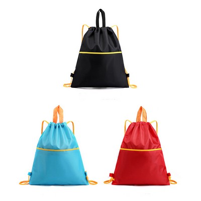 420D Oxford fabric drawstring backpack