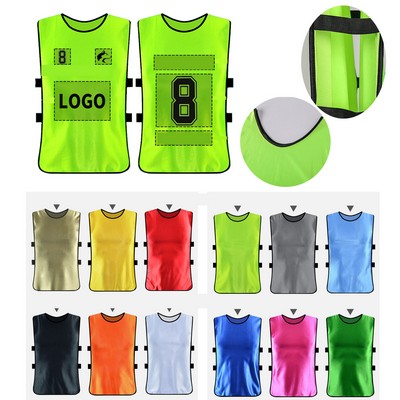 Quick-Dry Sports Soccer Scrimmage Training Vest Pinnies