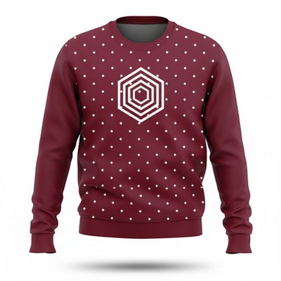 Premium Cotton Sweatshirt with Screen Print Unisex & Kids