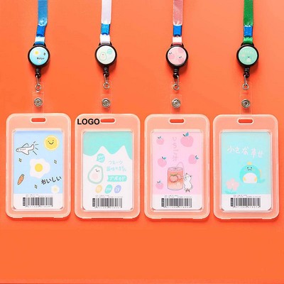 Retractable Card Holder with Lanyard