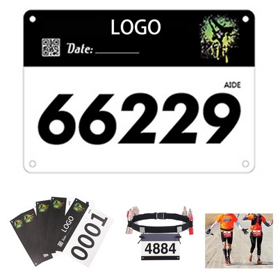 Running Paper Race Day Bibs