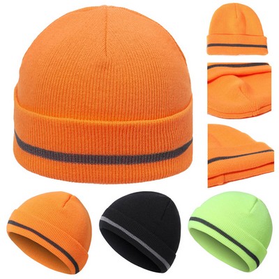 Reflective Knitted Hat