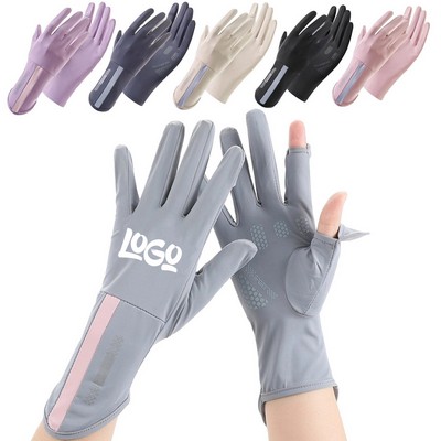 Summer Sun Protection Breathable Gloves