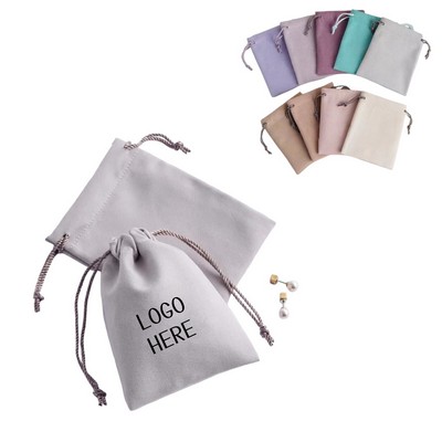 Velvet Microfiber Jewelry Pouches