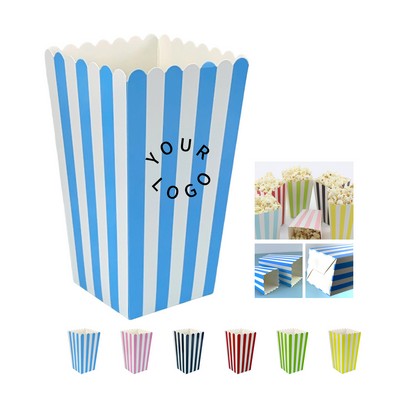 Paperboard Popcorn Bucket Durable Snack Container