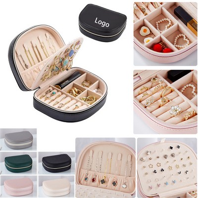 Portable Travel Jewelry Organizer Case