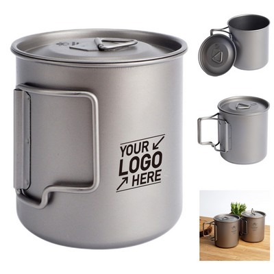14Oz Outdoor Camping Titanium Mug