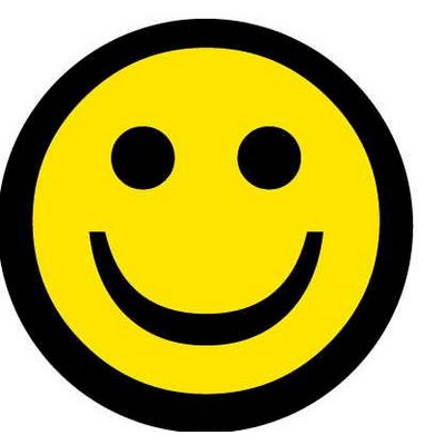 Smiley Face Round Metal Photo Magnet (2 1/2" Diameter)