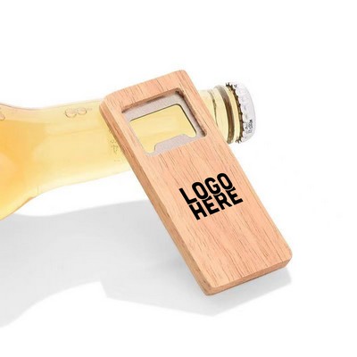 Custom Wooden Bottle Opener