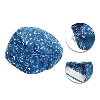 Unisex Adjustable Hat Dustproof Doctor Medical Nurse Cap