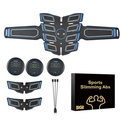 Smart Power-Off Rechargeable Abs Fitness Belt