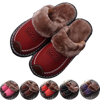 PU Warm Winter Slippers