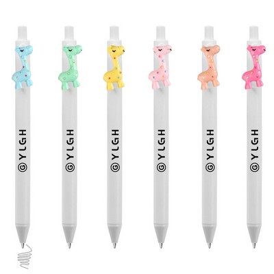 Giraffe Click Activated Pen