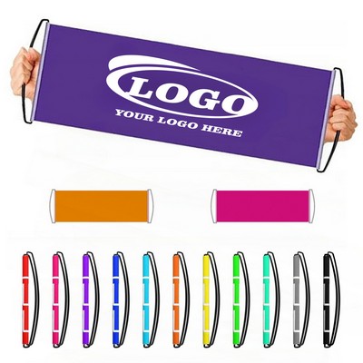 Retractable Roll Up Handheld Banner