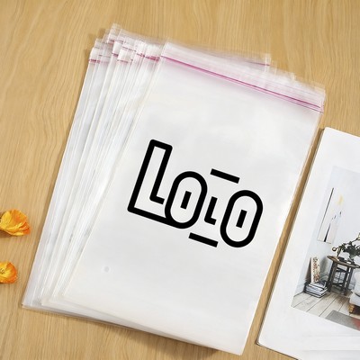 Thickened PE Self Adhesive Bag Resealable Packaging Pouch for Shipping and Storage